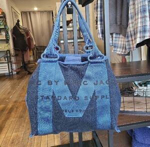Blue Denim Tote Bag